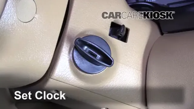1998 Ford Mustang GT 4.6L V8 Convertible Horloge Régler l'horloge